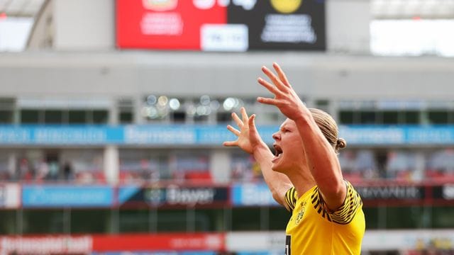 In der Hinrunde siegt Borussia Dortmund mit 4:3 in Leverkusen - im Rückspiel fehlt dem BVB allerdings Torjäger Erling Haaland. In der Hinrunde siegt Borussia Dortmund mit 4:3 in Leverkusen - im Rückspiel fehlt dem BVB allerdings Torjäger Erling Haaland.