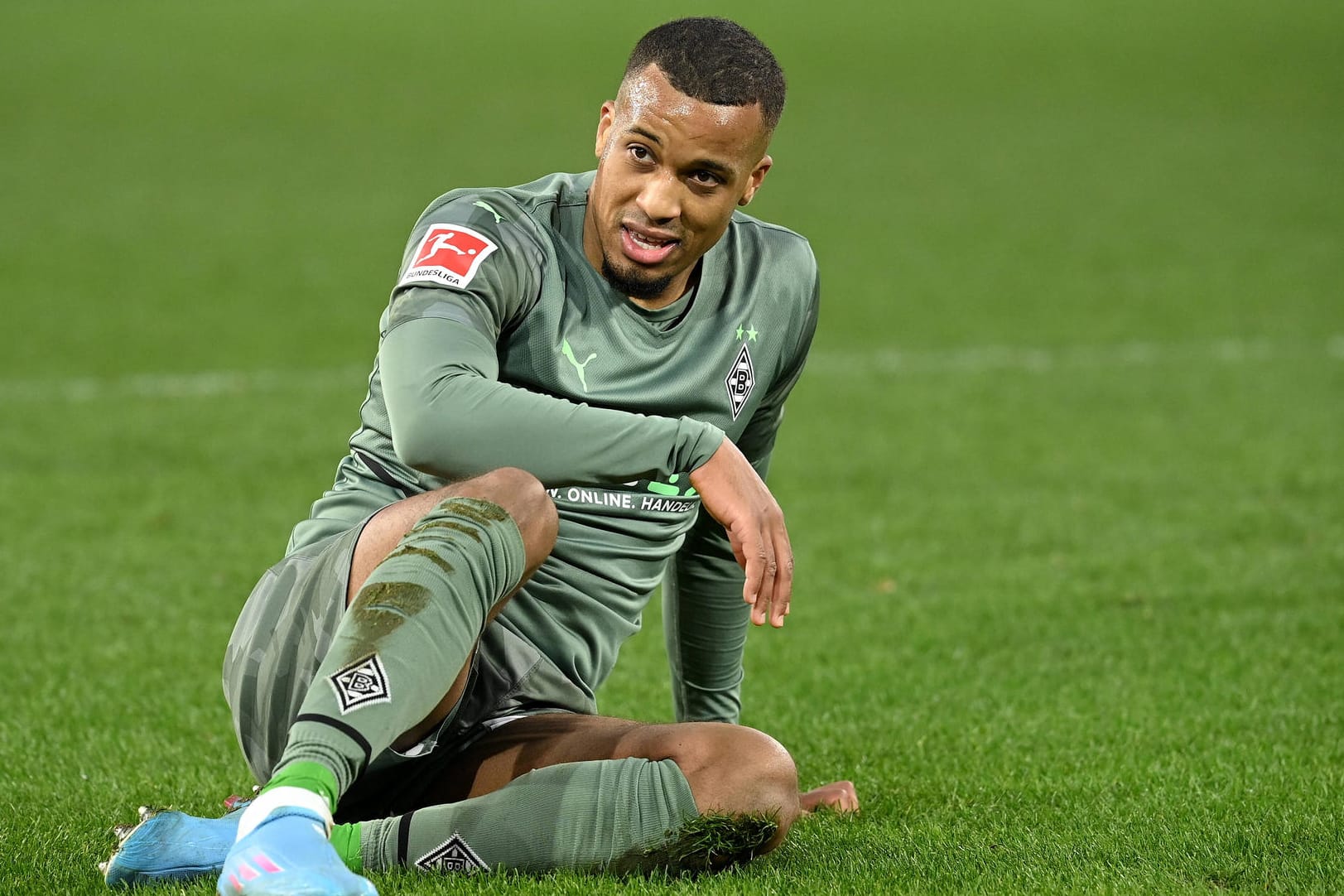 Alassane Plea: Der Gladbacher Stürmer erzielte auf der Alm ein Kopfballtor.