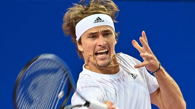 Hat das Finale des Turniers in Montpellier erreicht: Alexander Zverev. Hat das Finale des Turniers in Montpellier erreicht: Alexander Zverev.