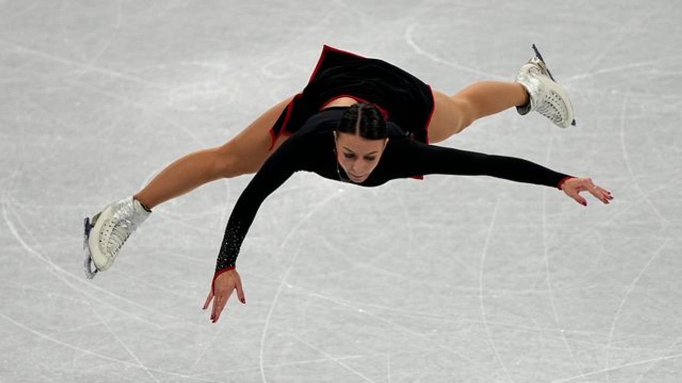 Nicole Schott zeigte in Peking eine beeindruckende Kurzkür.