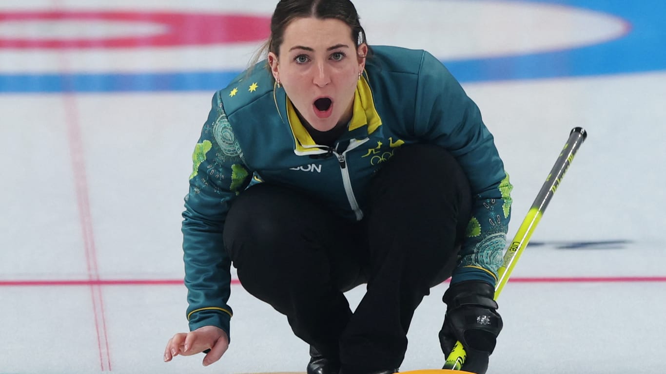 Tahli Gill: Die australische Curling-Athletin hat eine belebte Woche hinter sich.