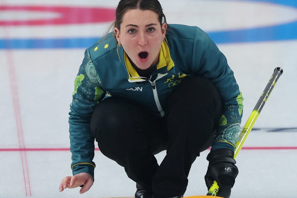 Tahli Gill: Die australische Curling-Athletin hat eine belebte Woche hinter sich.