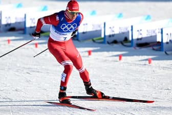 Alexander Bolschuno, Starter für das Russische Olympische Komitee, in Aktion.