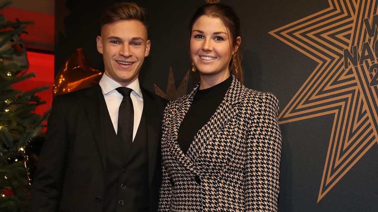 Sie sollen ein drittes Kind erwarten: Joshua Kimmich und Freundin Lina Meyer.