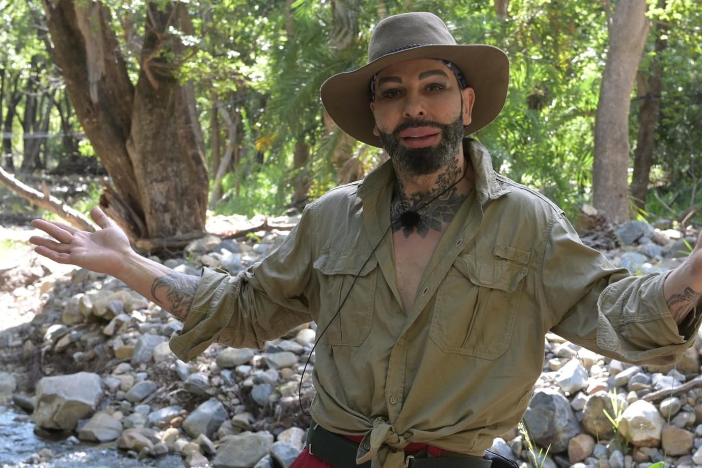 Harald Glööckler: Der Modedesigner musste das Camp im Halbfinale verlassen.