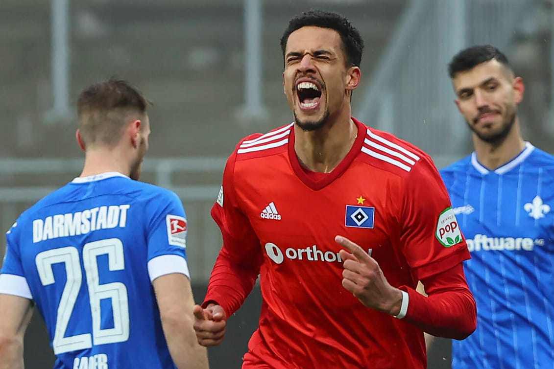 Robert Glatzel: Gegen Darmstadt hat der HSV-Stürmer den schnellsten Hattrick der Zweitliga-Geschichte erzielt.