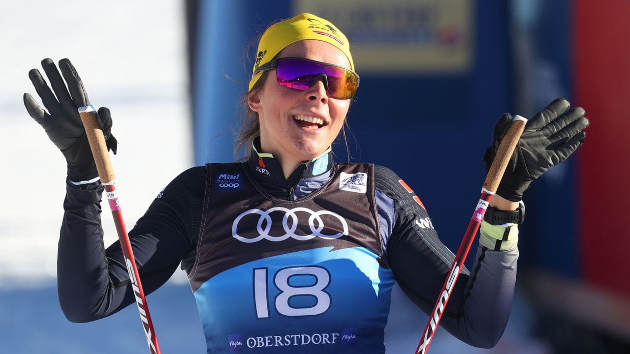 Ihr Bruder Johannes ist ihr großes sportliches Vorbild: Coletta Rydzek. Ihr Bruder Johannes ist ihr großes sportliches Vorbild: Coletta Rydzek.