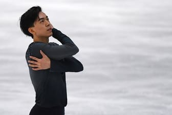 Muss um seinen Einzelstart bangen: US-Eiskunstläufer Vincent Zhou.