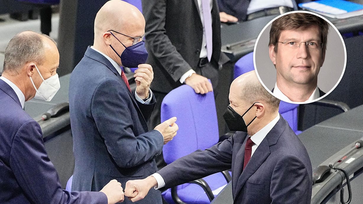 Friedrich Merz und Olaf Scholz im Bundestag: Ihr Duell in der Zukunft dürfte sehenswert werden, meint t-online-Kolumnist Christoph Schwennicke.