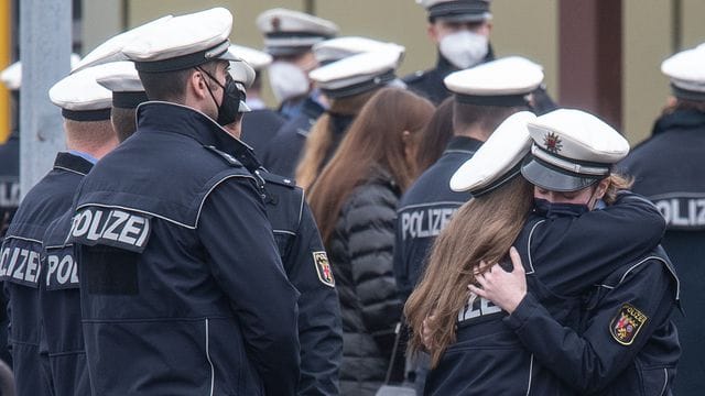 Gedenkfeier für getötete Polizisten