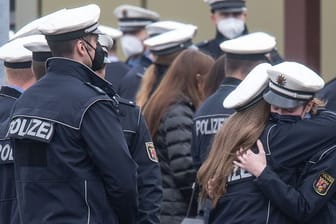 Gedenkfeier für getötete Polizisten