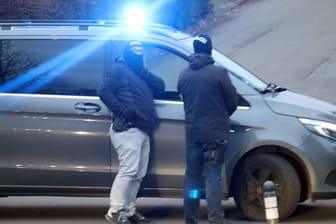 Polizeieinsatz in Sulzbach: Hier wurde der 38-jährige Verdächtige nach dem Mord an zwei Polizisten festgenommen.