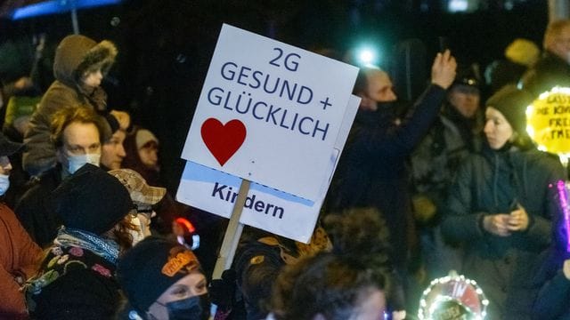 Demonstration gegen Corona-Maßnahmen