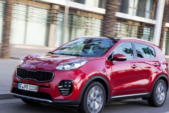 Dynamisches Design: Der Kia Sportage ist ein SUV, das auch mit optischen Reizen gefallen will.