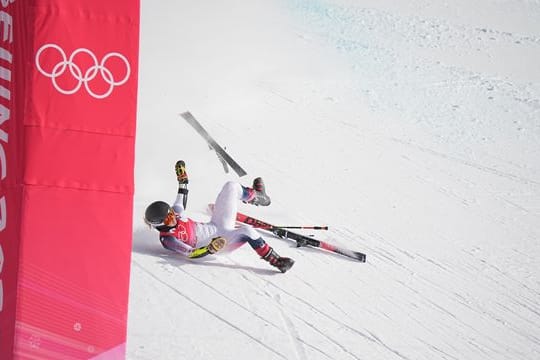 Nina O’'Brien war im Riesenslalom schwer gestürzt.