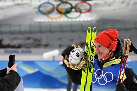 Landete in Peking einen Gold-Coup: Biathletin Denise Herrmann.