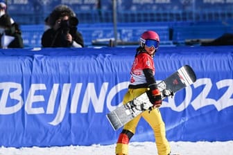 Snowboarderin Ramona Hofmeister schied im Viertelfinale des Parallel-Riesenslaloms aus.