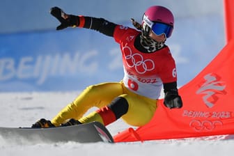 Ramona Hofmeister in Zhangjiakou: Für die Deutsche war im Viertelfinale Schluss.