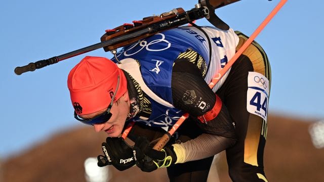 Biathlet Benedikt Doll belegte im Einzel den sechsten Rang.