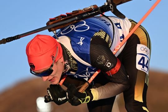 Biathlet Benedikt Doll belegte im Einzel den sechsten Rang.