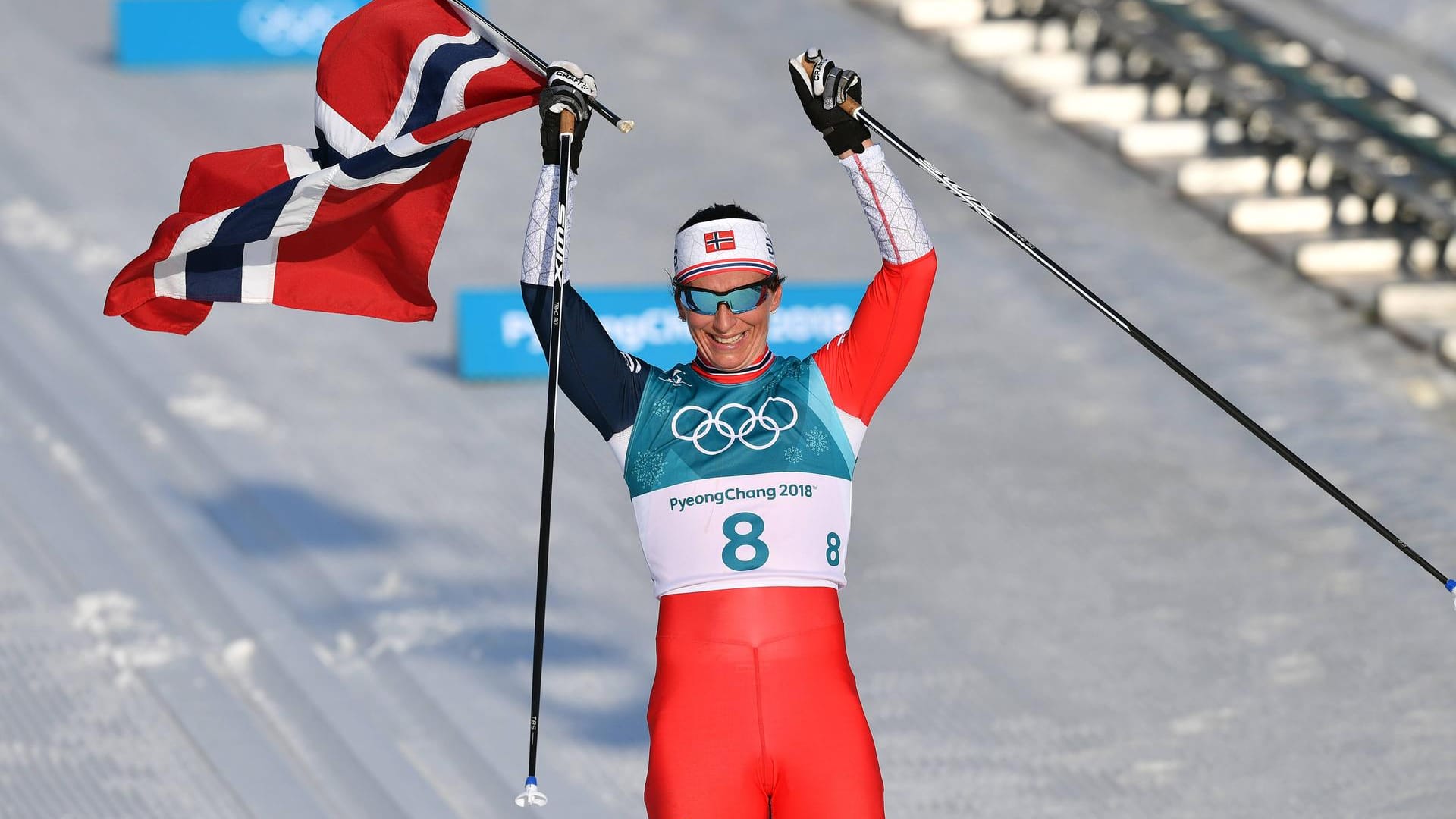 Platz 1: Marit Bjørgen (Skilanglauf, Norwegen) – 15 Medaillen: 8x Gold / 4x Silber / 3x Bronze zwischen 2010 und 2018.