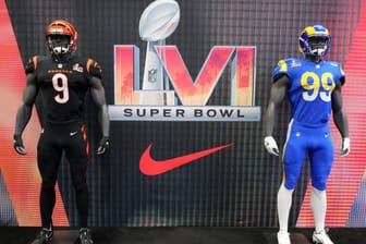 Super Bowl am Wochenende: Die Cincinnati Bengals spielen gegen die Los Angeles Rams.