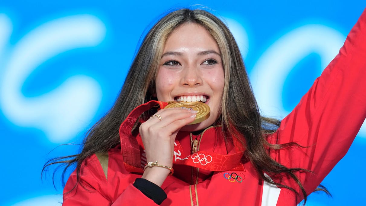 Eileen Gu: Die 18-Jährige Kalifornierin konnte Gold für China einheimsen.