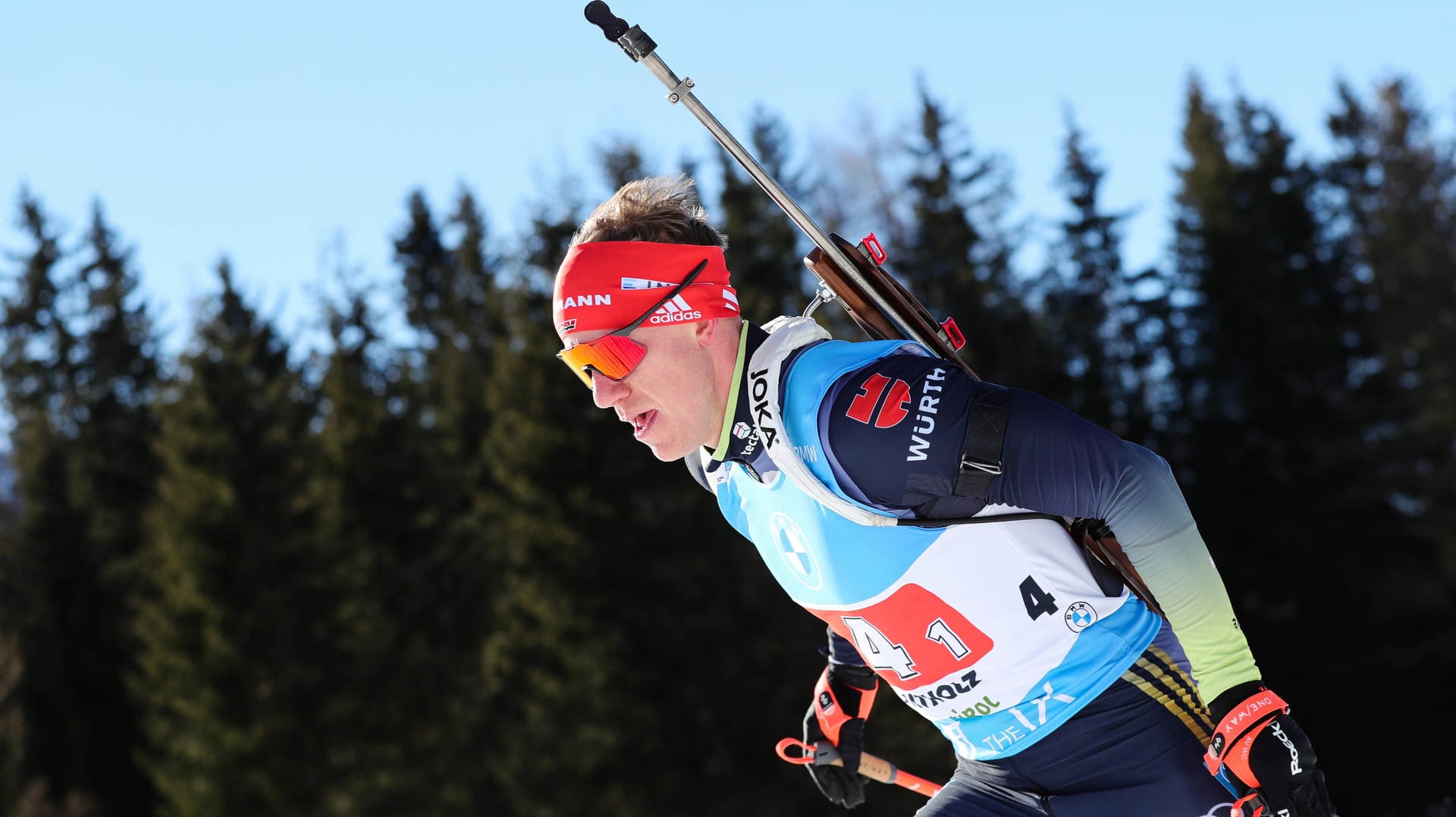 Roman Rees: Der deutsche Biathlet hatte gar nicht groß mitbekommen, dass beim Einzelrennen der Männer chinesische Zuschauer im Stadion waren.