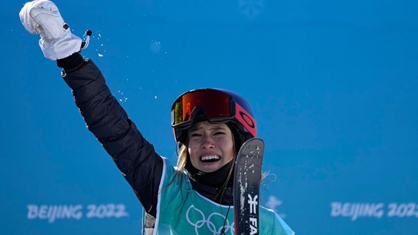 Gewann den Big-Air-Wettbewerb bei den Frauen: Eileen Gu aus China.