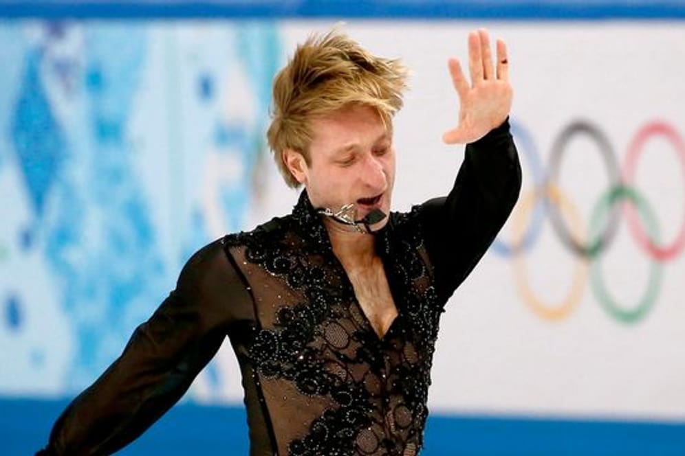 Jewgeni Pluschenko bei den Olympischen Spielen in Sotschi 2014.