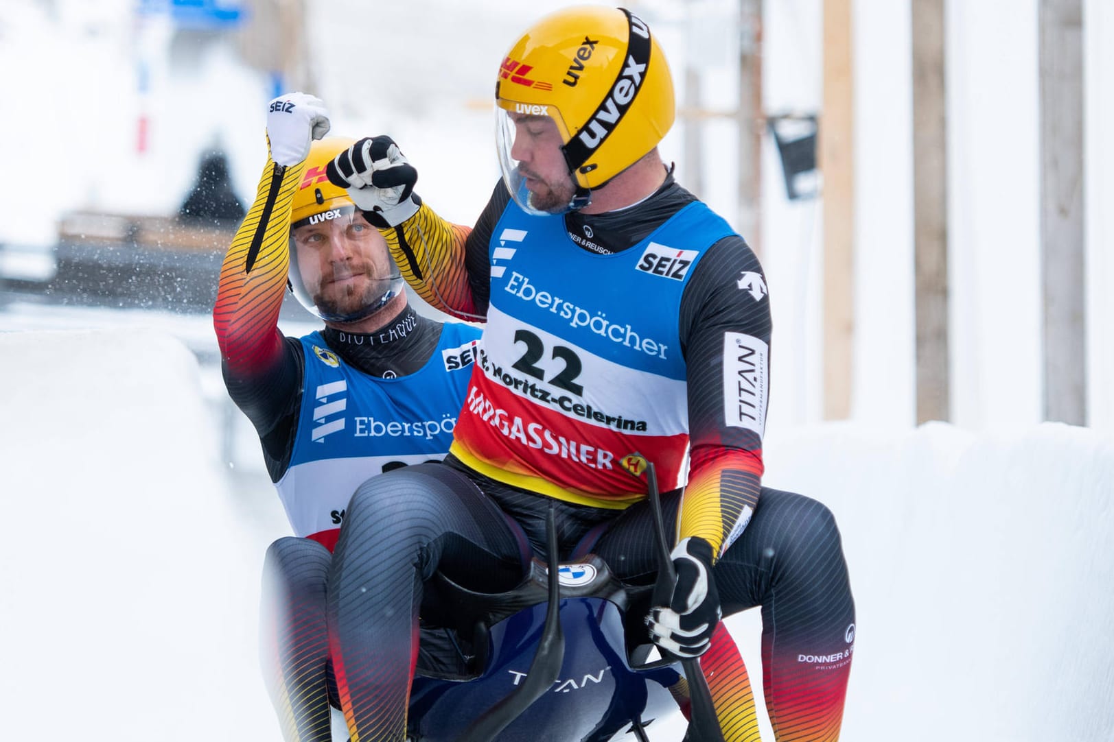 Tobias Wendl und Tobias Arlt: Die beiden Rodler sind in China Top-Favoriten auf Gold.