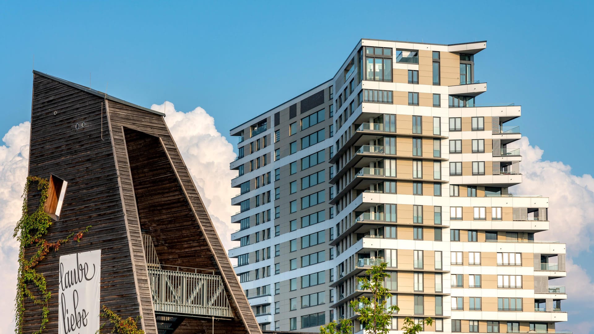 Europaviertel in Frankfurt (Symbolbild): Frankfurt bietet wenig Wohnraum für Menschen.