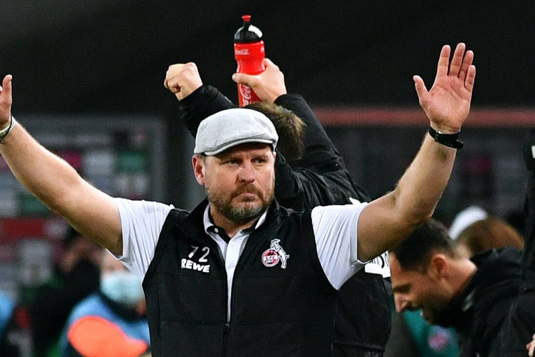 Steffen Baumgart: Der FC-Coach darf gegen Leipzig seine Mannschaft wieder von der Linie aus betreuen.