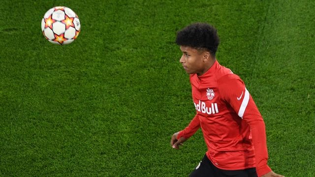 Hat international großes Interesse geweckt: Karim Adeyemi von RB Salzburg. Hat international großes Interesse geweckt: Karim Adeyemi von RB Salzburg.