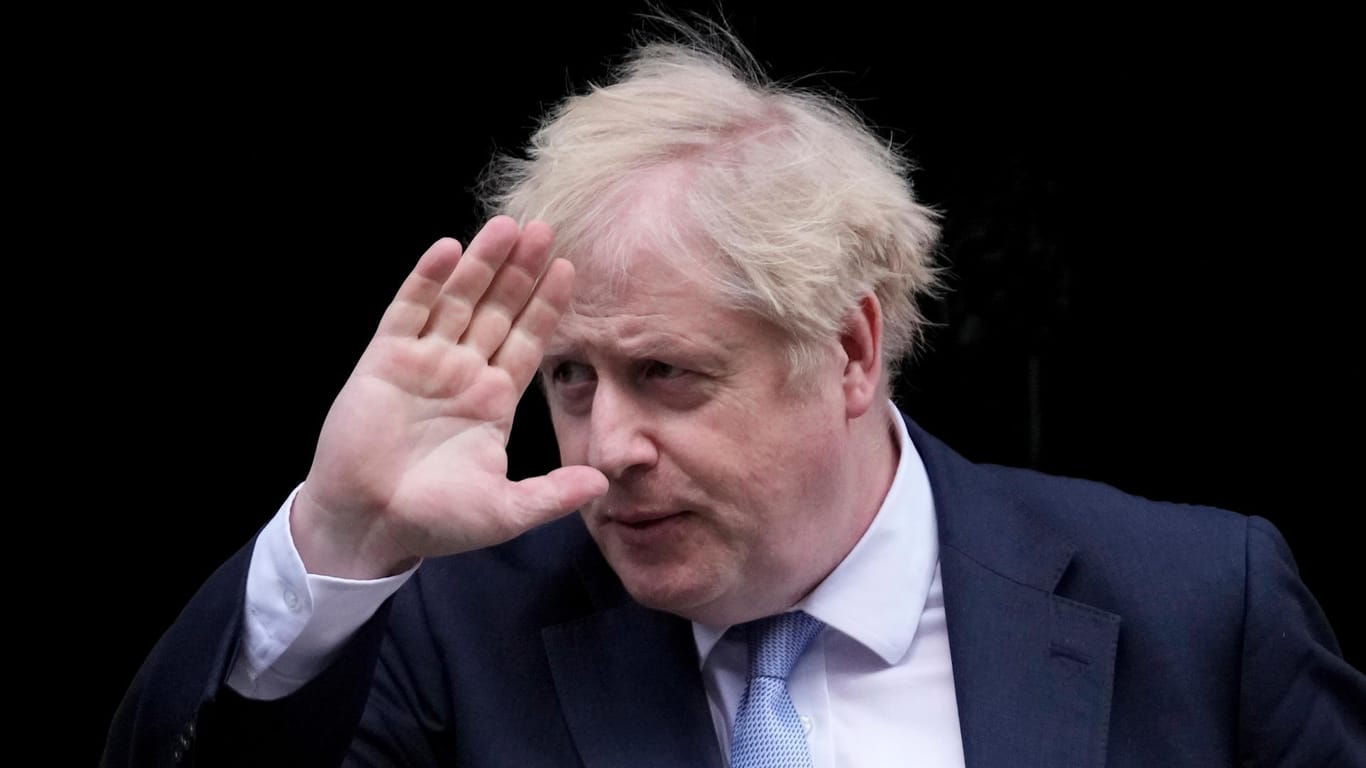 Boris Johnson: Der Premierminister steht wegen der "Partygate"-Affäre heftig unter Druck.