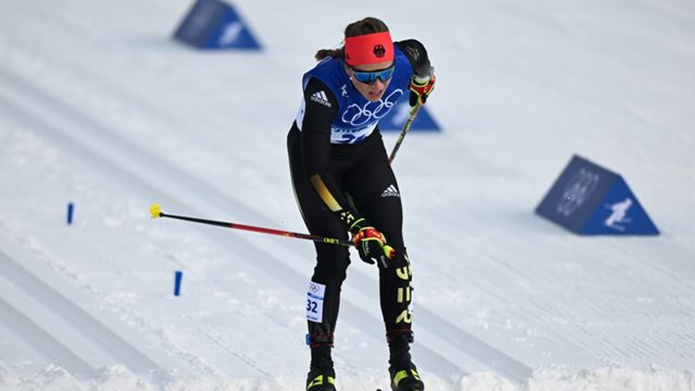 Katharina Hennig lief im 10-Kilometer-Rennen im klassischen Stil auf den fünften Rang.