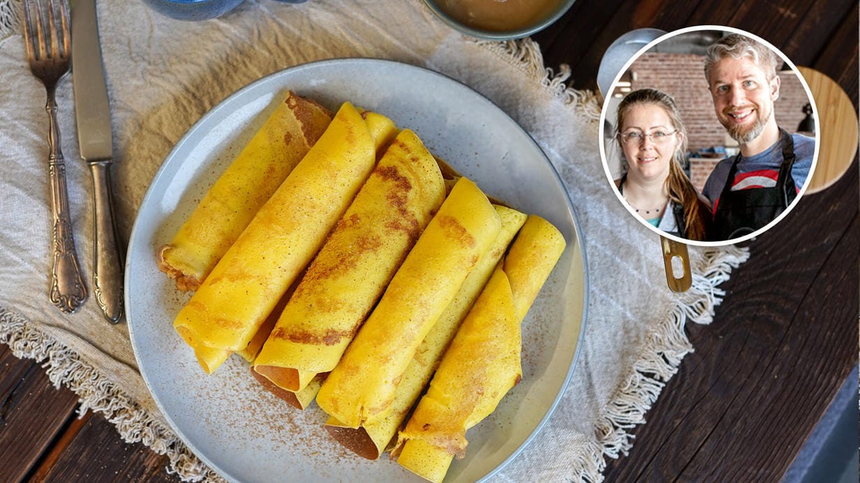 Pfannkuchen: Sie sind in nur 15 Minuten fertig.