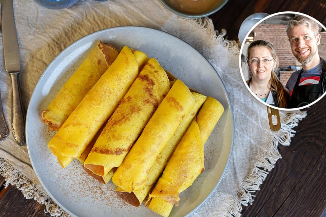 Pfannkuchen: Sie sind in nur 15 Minuten fertig.