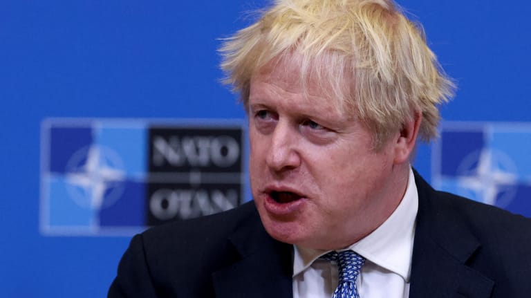 Boris Johnson: Er hat vor einem Krieg in der Ukraine gewarnt.