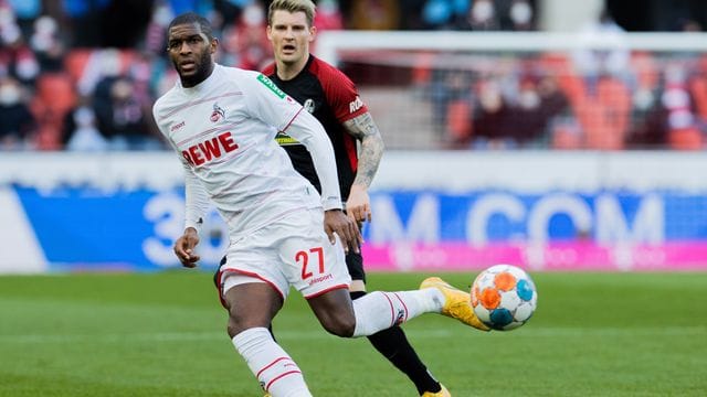 Köln muss auf Torjäger Anthony Modeste (l) verzichten.