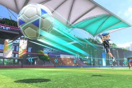 Fußballplatz im Wohnzimmer: "Nintendo Switch Sports" startet Ende April mit zunächst sechs Sportarten.