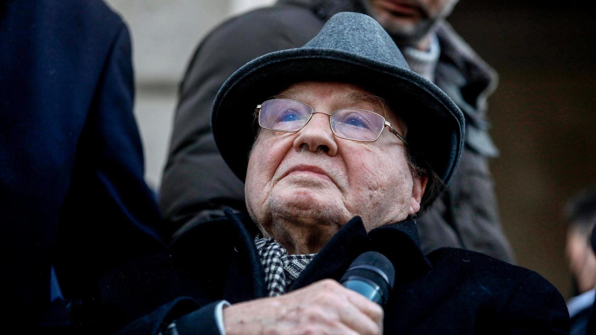 Luc Montagnier: Mitte Januar noch nahm er an einem Protest gegen den "Grünen Pass" in Italien teil.