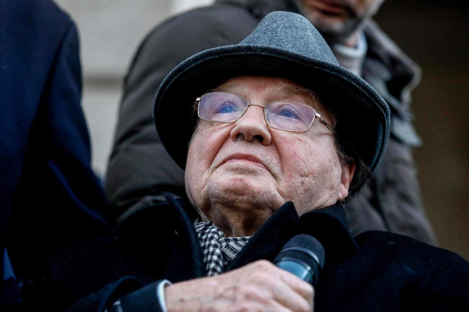 Luc Montagnier: Mitte Januar noch nahm er an einem Protest gegen den "Grünen Pass" in Italien teil.