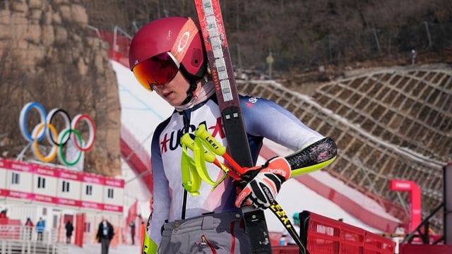 US-Star Mikaela Shiffrin wurde Neunte im Super-G.