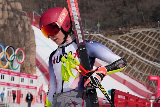 US-Star Mikaela Shiffrin wurde Neunte im Super-G.