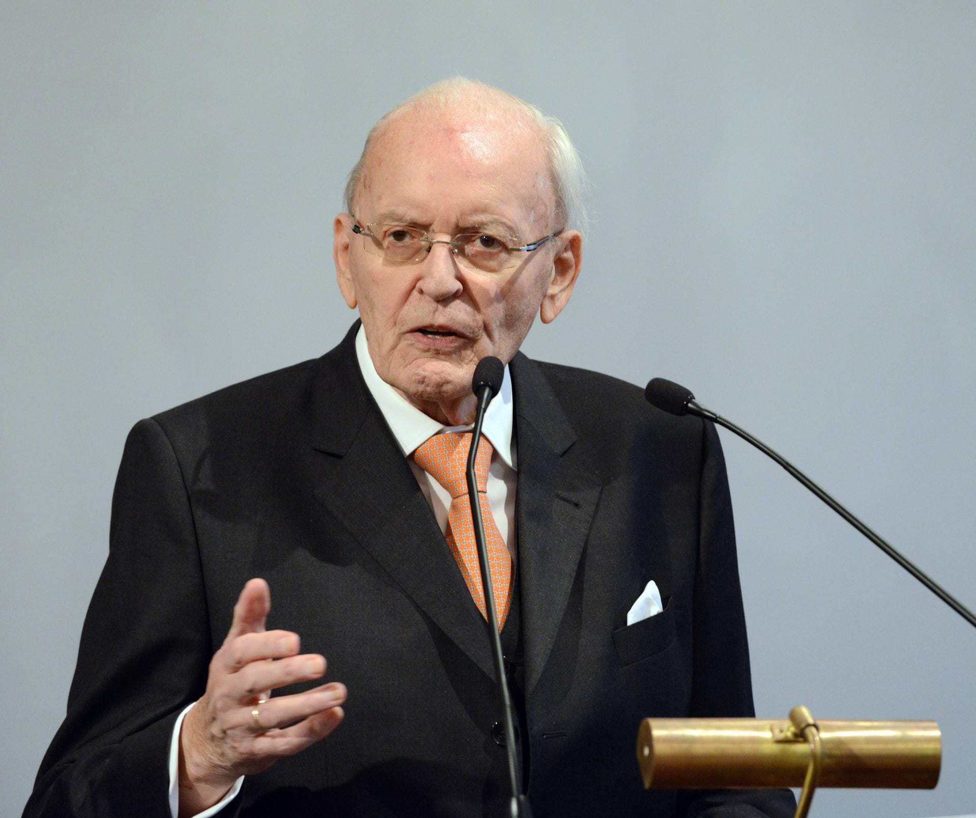 Roman Herzog (CDU): Bundespräsident war er für fünf Jahre, von 1994 bis 1999.