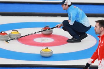 Das Curling-Team der USA bei den Olympischen Spielen in Peking 2022.