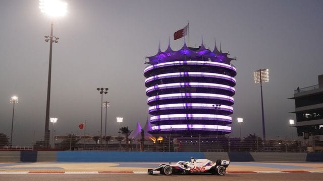 Haas-Pilot Mick Schumacher auf der Strecke in Bahrain.