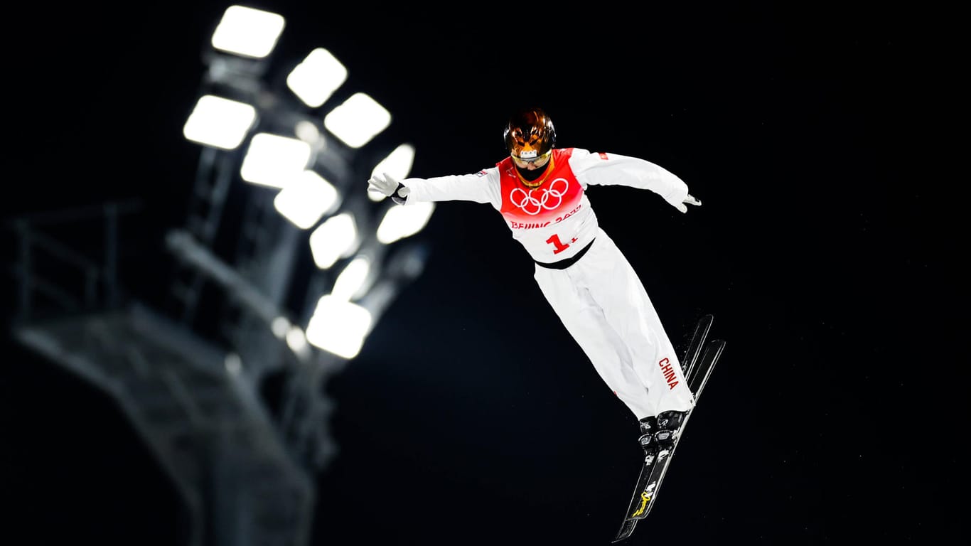 Der Freestyle Mixed Wettbewerb bei den Olympischen Winterspielen in Peking.