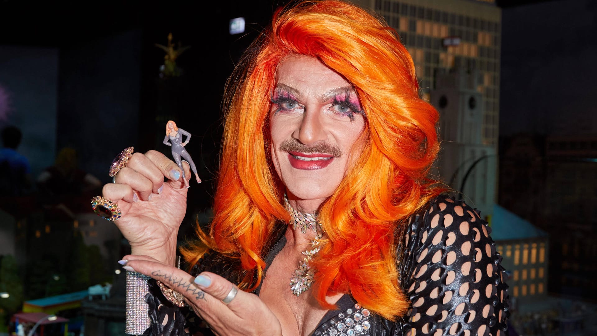 Gloria Viagra im Little BIG City Berlin (Archivbild): Die Dragqueen wird der wohl bunteste Gast des Abends und tritt die Nachfolge von Dragqueen Olivia Jones an.